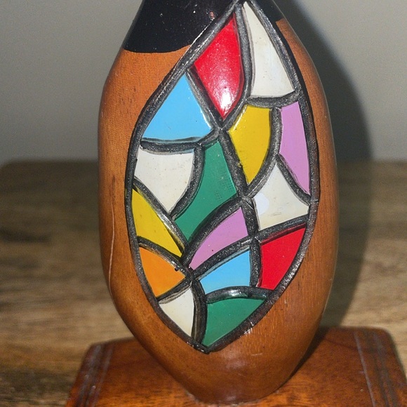 ❤️Dominigo Gomez wooden Abstract Sculpture - Picture 9 of 10